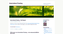Desktop Screenshot of intermittent-fasting.de