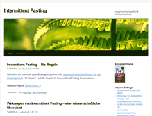 Tablet Screenshot of intermittent-fasting.de